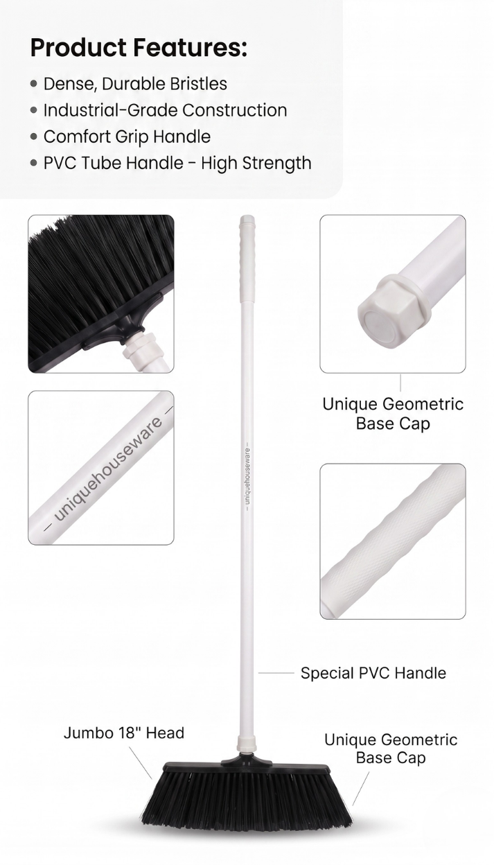 Unique Special PVC Pipe Jumbo Brush