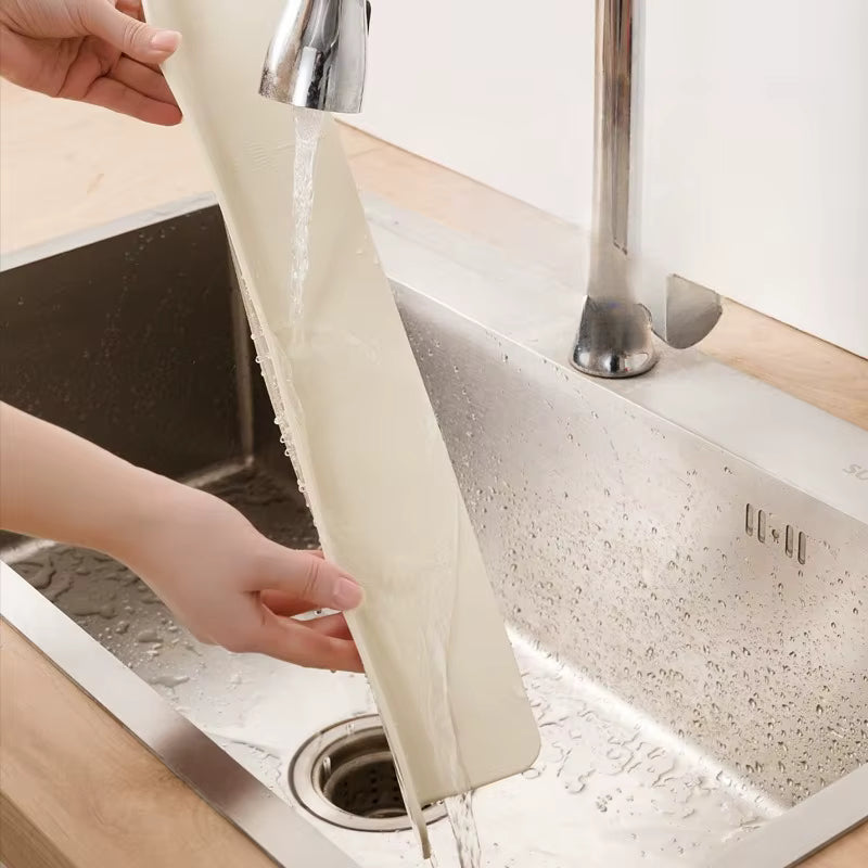 Silicone Sink Splash Guard – Kitchen Counter Protector